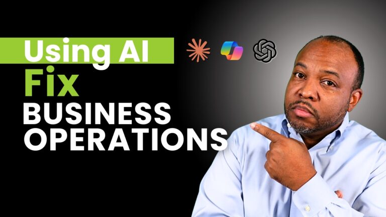 Use AI to Fix Business Operations